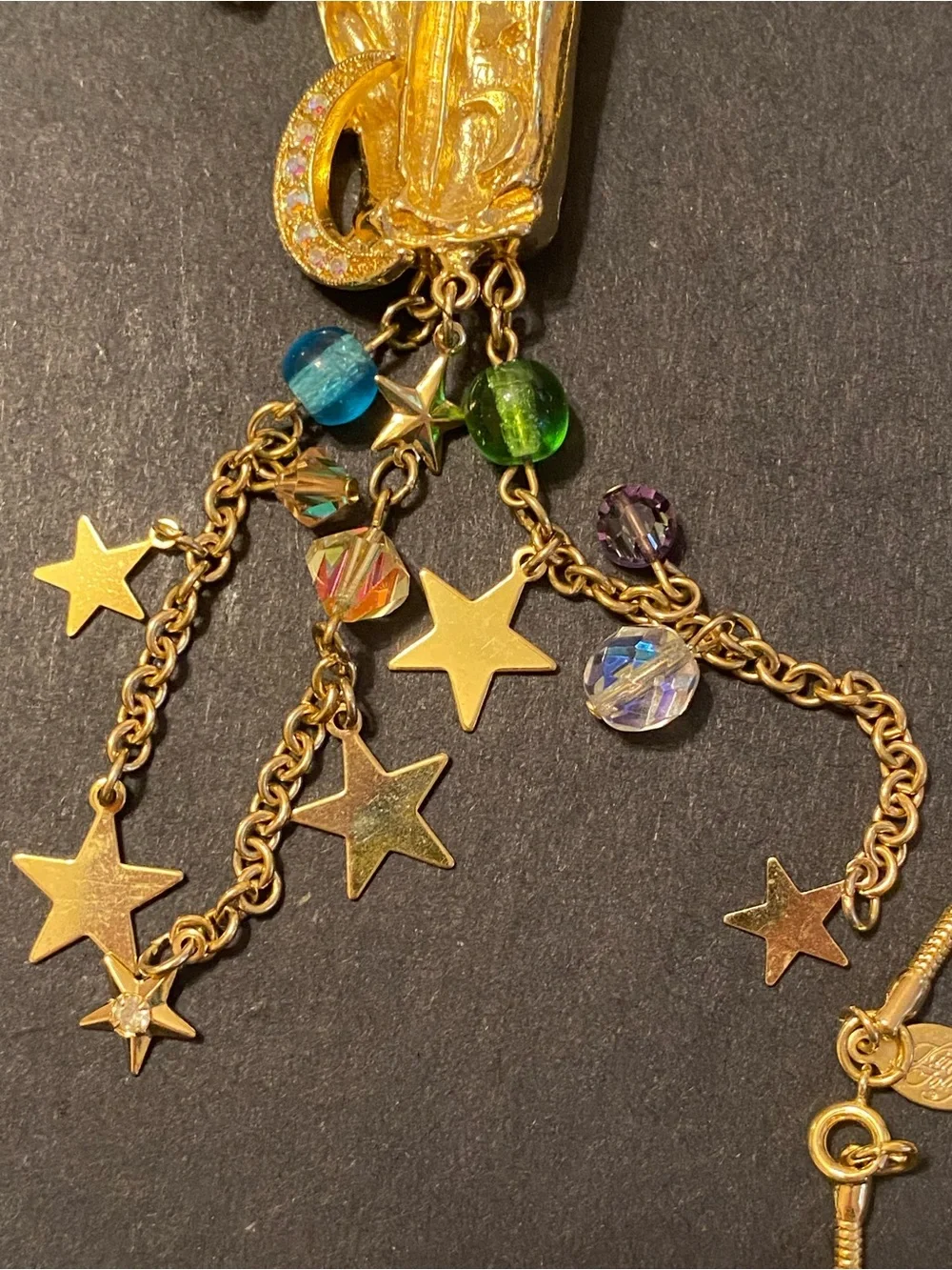 Kirk’s Folly Wizard Gold Star Charm Pendant Necklace - Women Jewelry